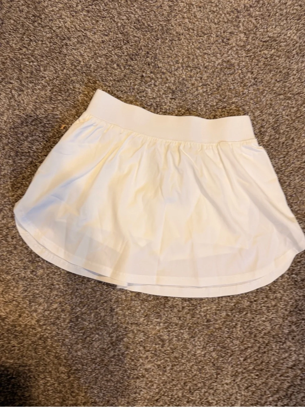 Crewcuts White Circle Skirt with Elastic Waist